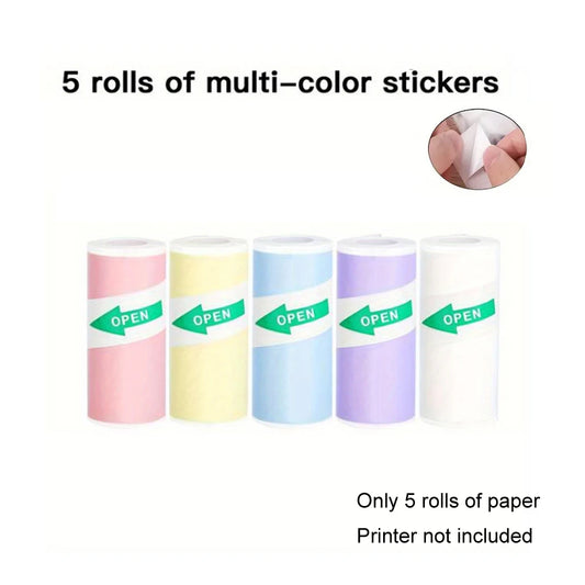 Mini Printer, Inkless Sticker Maker, Free Cut Small Pocket Printer