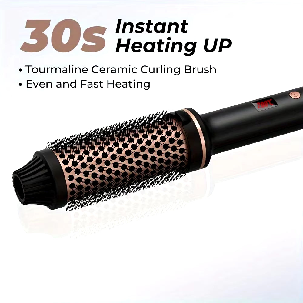  Hair Curler Straightener Electric Hair Brushes Hot Comb Professional Curling Iron Heated Anti-Scald Thermal Brush